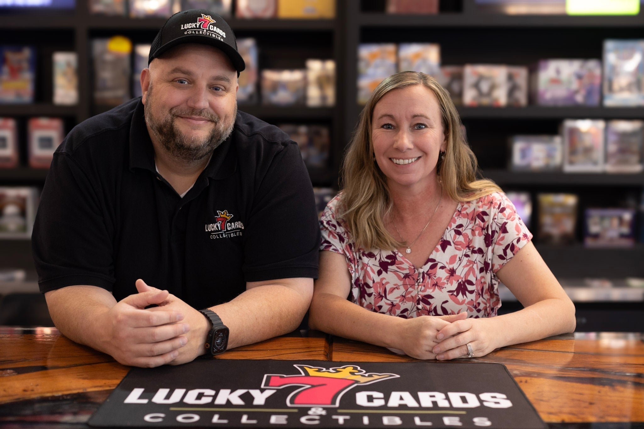 Inside Lucky 7 Cards and Collectibles — Austin, Texas