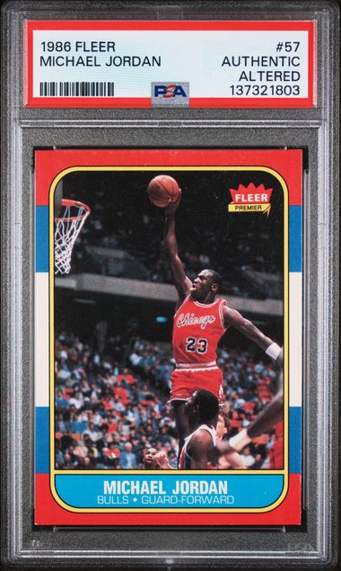 1986 FLEER #57 MICHAEL JORDAN